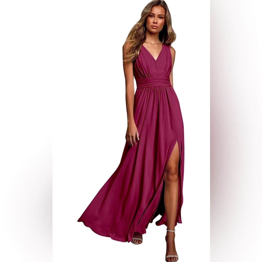 Desert Rose Chiffon Formal Dress
